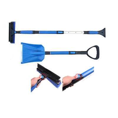 2PCS Car Telescoping snow brush with Ice Scraper And Snow Shovel Removal Brush Set