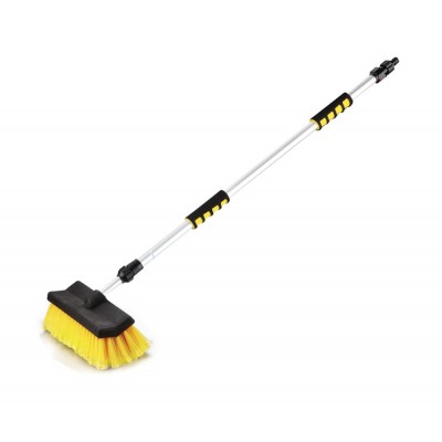 Telescoping Car Wash Brush With Water Flow